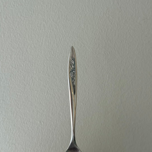 Thin Floral Teaspoon